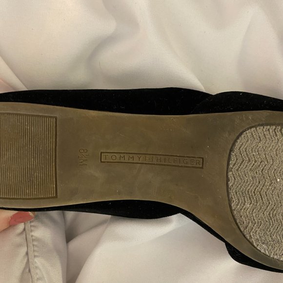 COPY - Tommy Hilfiger Black D'orsay Flats - Picture 3 of 3